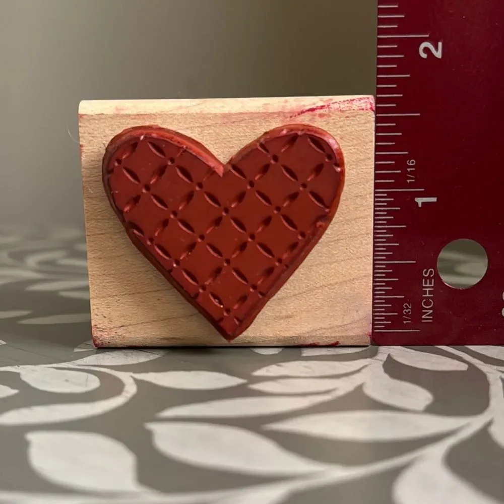 Stampin' Up! Wooden Heart Stamp